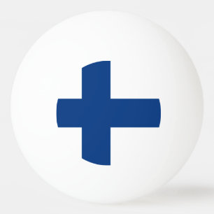 Finlands flagga pingisboll