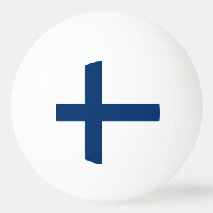 Finlands flagga pingisboll