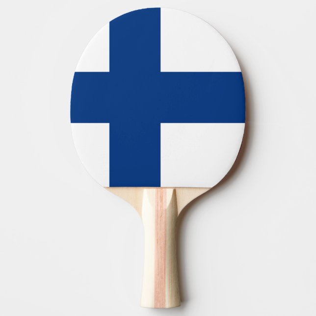 Finlands flagga pingisracket (Framsidan)