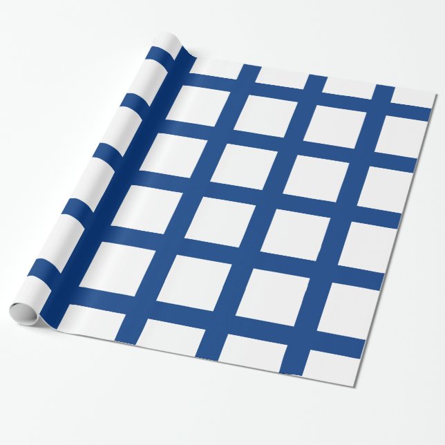 Finlands flagga presentpapper (Utrullad)
