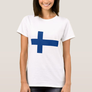 Finlands flagga t shirt