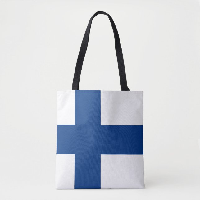 Finlands flagga tygkasse (Framsida)