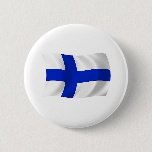 Finlands flaggknapp knapp (Framsida)