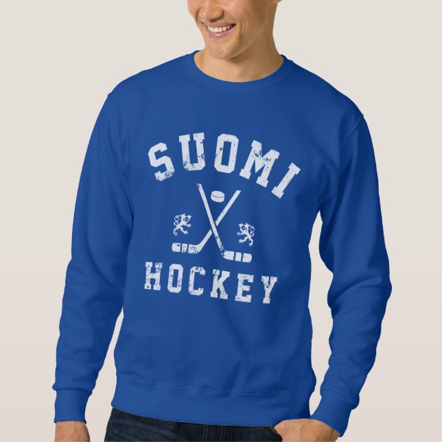 Finlands ishockey lång ärmad tröja (Framsida)