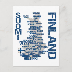 Finlands KARTA vykort