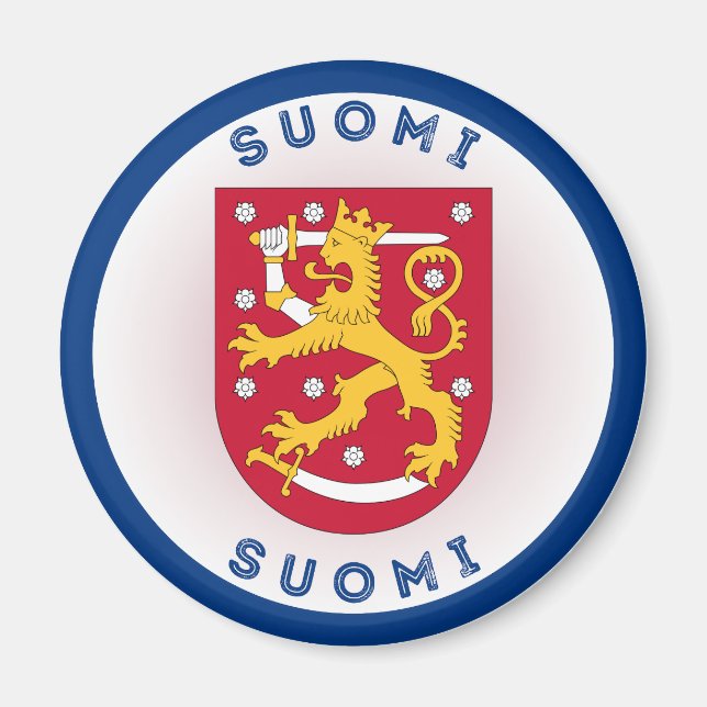 Finlands kulturarvssymbol magnet (Framsidan)
