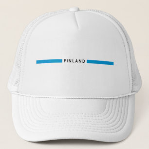 Finlands minimalistiska flagga keps