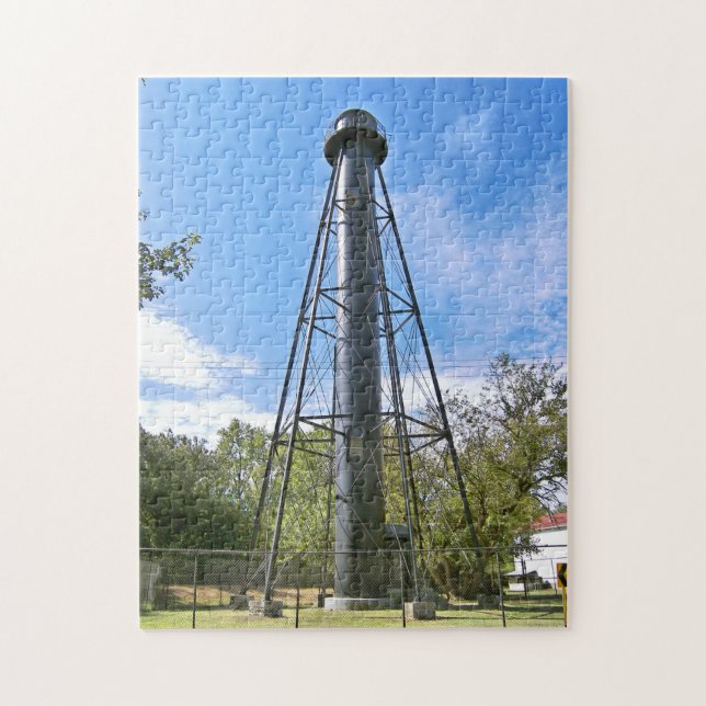 Finlands Point Lighthouse, New jersey Puzzle Pussel (Vertikal)