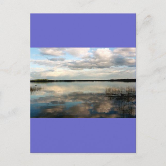 Finlands reflektion över Sjö Vykort (Framsida)