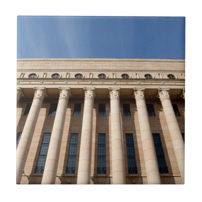 Finlands riksdag kakelplatta (Framsidan)