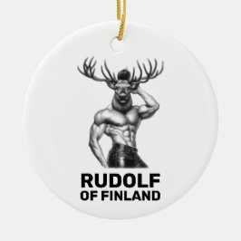 Finlands Rudolf - Gay/HBT-julprydnad Julgransprydnad Keramik