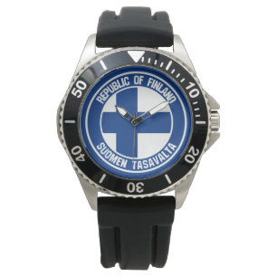 Finlands Rundemblem Armbandsur