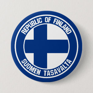 Finlands Rundemblem Knapp
