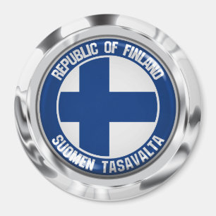 Finlands Rundemblem Magnet