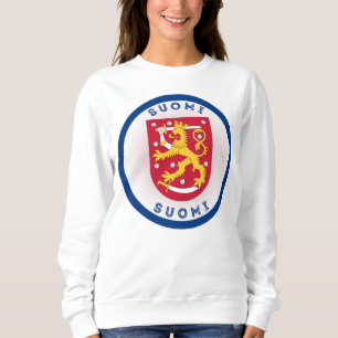 Finlands statsvapen cirkelform t shirt