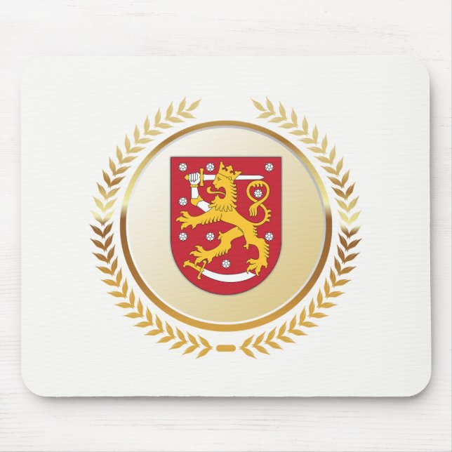Finlands statsvapen musmatta (Framsidan)