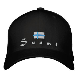 Finlands tak broderad keps