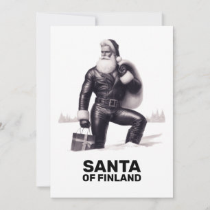 Finlands Tomte Julhälsningskort Julkort