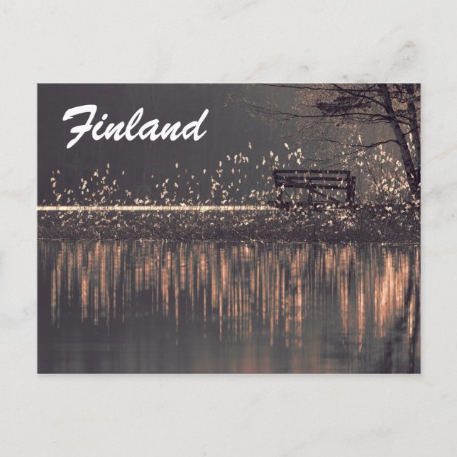 Finlands turistvykort vykort (Framsida)