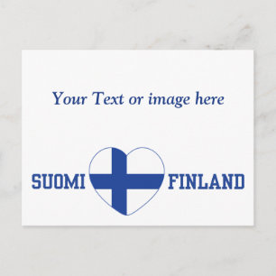 Finlands vykort för anpassningsbar