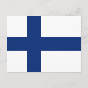 Finlands vykort för Flagga