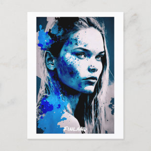 Finlands vykort - Porträtt - Kvinnovärlden