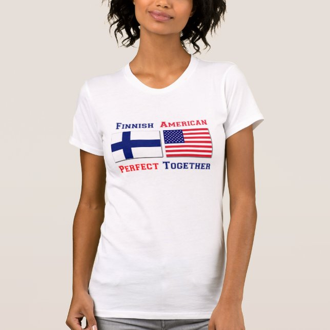Finlandssvensk amerikanperfekt t-shirt (Framsida)