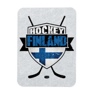 Finlandssvensk hockey skyddar den Suomi magneten Magnet