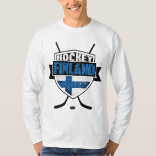 Finlandssvensk hockey skyddar den Suomi T Shirt