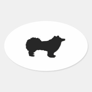 finlandssvensk lapphund ovalt klistermärke