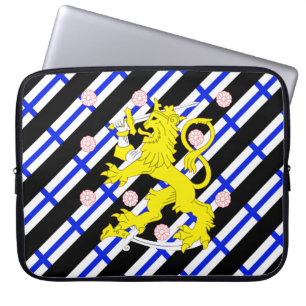 Finlandssvensk randflagga laptop fodral