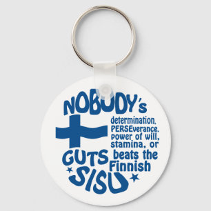 Finlandssvensk SISU-nyckelring Nyckelring