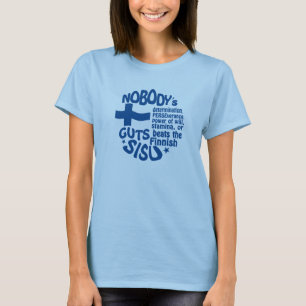 Finlandssvensk SISU-skjorta Tee Shirt