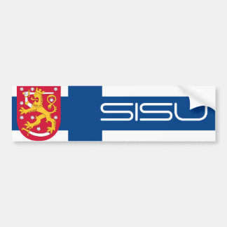 Finlandssvensk Sisu/vapensköldbildekal Bildekal