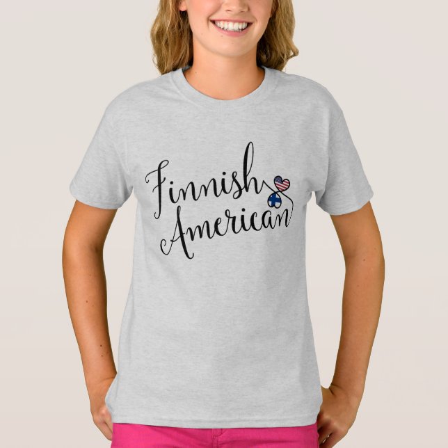 Finlandssvensk skjorta för utslagsplats för tee shirt (Framsida)