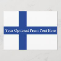 Finlandssvenska flaggaanpassningsbarinbjudningar