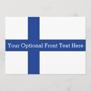 Finlandssvenska flaggaanpassningsbarinbjudningar inbjudningar