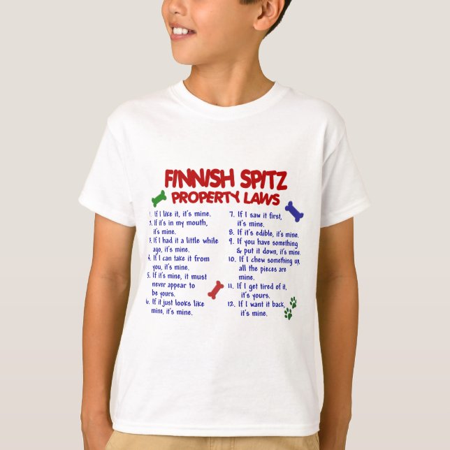 FINLANDSSVENSKA SPITZegendomlagar 2 Tee Shirt (Framsida)