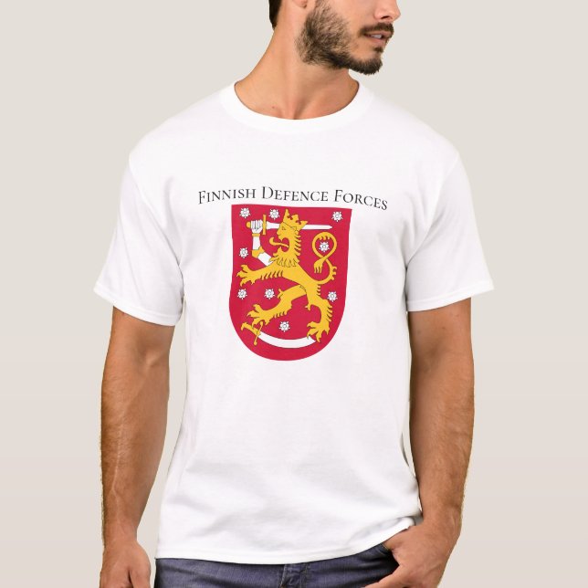 Finlandssvenskt försvar tvingar Finland T Shirt (Framsida)