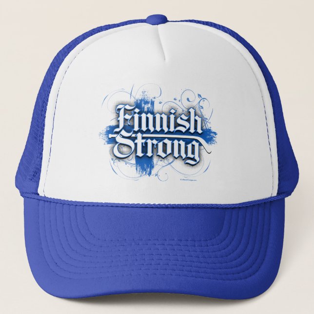 Finlandssvenskt starkt (hockey) keps (Framsida)