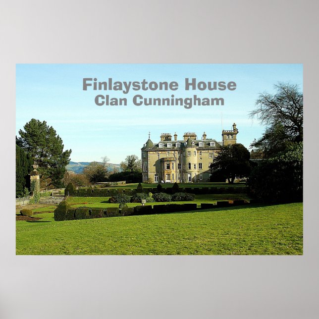 Finlaystone House - Klan Cunningham Poster (Framsidan)