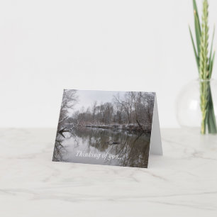 Finley Winter Refletions Think Card Kort