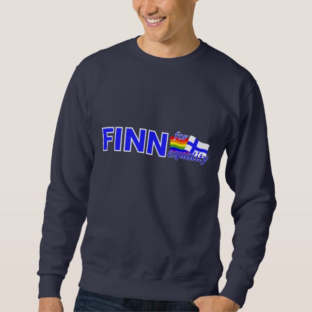 Finn 4 Likhetskjorta Sweatshirt (Framsida)