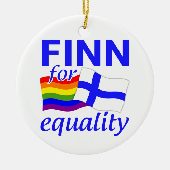 Finn for Equality ornament (Framsidan)