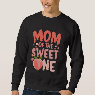 Finn Mamma i söten En cute Peach First Birthund Lång Ärmad Tröja