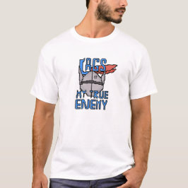 Finn the Pixel Knight – “Lags, My True Enemy” T Shirt