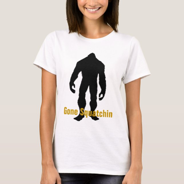 Finna Bigfoot - BFRO borta Squatchin T-shirt (Framsida)