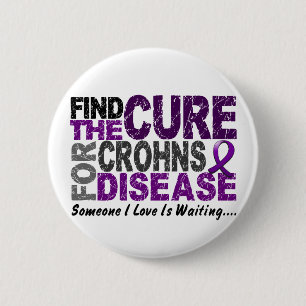 Finna CROHN'SENS för bot 1 T-tröja & gåvorna f Knapp