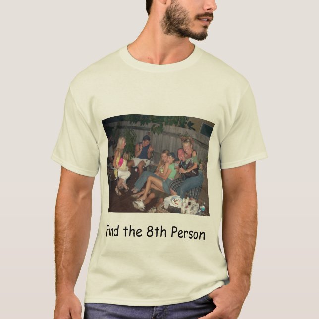 Finna den 8th personen tee shirt (Framsida)