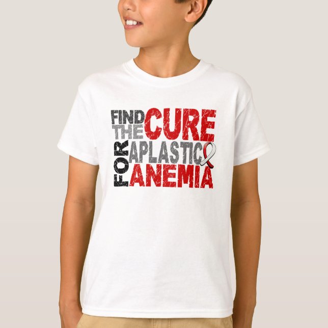 Finna den Aplastic blodbristen för bot T-shirt (Framsida)